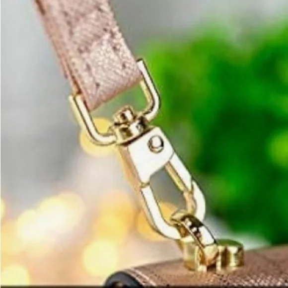 Foxer Women Leather Long Wristlet Wallet Clutch Rose Gold - Picture 4 of 14